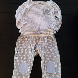 Mud Pie Infant Boy Pajama set 3-6mo